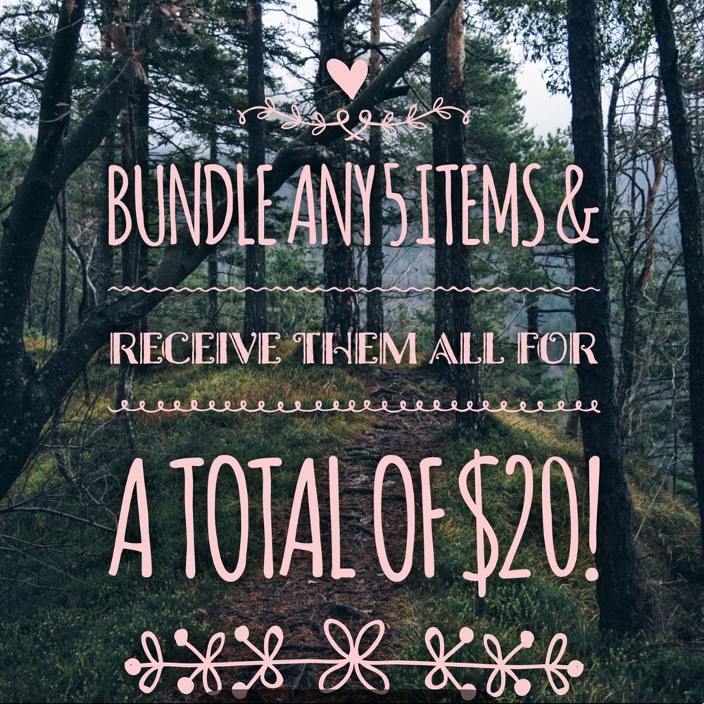 5 FOR $20 SALE!! 📦💋🔥